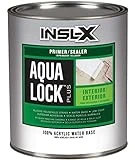 INSL-X AQ040009A-04 Aqua Lock Plus 100% Acrylic Water-Based Sealer Primer, 32 Fl Oz (Pack of 1), White