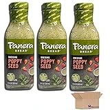 Salad Dressing by Panera | 12 Ounce | Pack of 3 (Poppy Seed)
