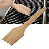 Lanpuly Wood Grill Scraper, BBQ Grill Brush with Long Handle, Grill Scraper for Outdoor Grill, Non-Bristle Barbecue Cleaning Tools Grill Cleaning Brush for Multi Types Grill Grates, Kitchen