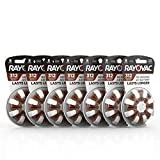 Rayovac Hearing Aid Batteries Size 312 for Advanced Hearing Aid Devices, 8 Count (Pack of 7)