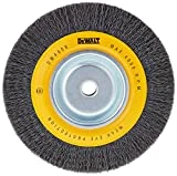 DEWALT Wire Wheel for Bench Grinder, Crimped Wire, 8-Inch