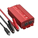 BESTEK 500W Pure Sine Wave Power Inverter DC 12V to AC( 2 Outlets) 110V Car Charger Plug Inverter Adapter Converter with 4.2A Dual USB Charging Ports, ETL Listed