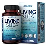 Living Silica Collagen Booster Capsules | Ultra High Absorption | Supports Healthy Collagen and Elastin Production for Joint & Bone Support, Glowing Skin, Strong Hair & Nails