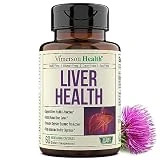Liver Cleanse Detox & Repair - Artichoke Extract Liver Health Formula for Liver Detox - Liver Supplement with Milk Thistle, Turmeric, Ginger, Dandelion, Zinc & more for Optimal Liver Support. 60 pills