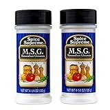 Spice Supreme M.S.G. Monosodium Glutamate, Plastic Shaker, 4.25-oz (MSG (Pack of 2))