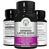 NatureGenX Leptin Burn - Thermogenic Fat Burner, Appetite Suppressant, Energy Booster & Metabolism Booster for Weight Loss - Diet Pills That Work Fast for Women & Men - 60 Slim Pills, Gluten Free
