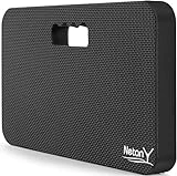 NETANY Extra Thick Kneeling Pad for Gardening, Comfortable Knee Pad Cushion, Extra Large Foam Kneeler Mat for Gardening, Baby Bath, Workout, Exercise & Yoga, Mechanic, 17.8 x 11 x 1.5 in, Black