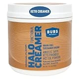 BUBS Naturals Halo Creamer - Functional Coffee Creamer - Powdered MCT Oil Supplement - Boosts Energy, Brain Function, & Digestion - All Natural, Non-GMO, Keto Friendly - Gluten, Soy, Corn & Nut Free