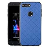 Compatible with ZTE ZMax Pro Z981/Blade X Max Z983/Max XL N9560/Max Duo LTE case Cell Anti-Slip Fit Rubber TPU Mobile Phone Cover for ZTE Z 981 983/X Max 3 Z986/Carry/Imperial Max/Kirk Z963U Men Blue