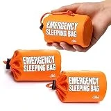 Emergency Sleeping Bag x3, Life Bivy Sack, Emergency Sleeping Bags for Survival Sleeping Bag, Tac Bivvy Bag, Portable Thermal Sleeping Bag, Emergency Blankets for Survival Bag, Sleep Survival Shelter