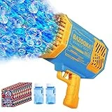 Bubble Machine Gun Kids Toys, 69 Holes Bubble Gun with Colorful Lights and Thousands Bubbles, Party Favors Christmas Gifts for Girl Boy