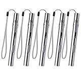 5 Pack Pen Light Flashlight with USB Cable 400 lumens Rechargeable Small Bright Penlight Mini LED Pen Flashlight Pocket Flashlight for Camping Outdoor Work Repair