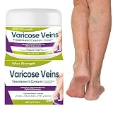 Varicose Veins Cream, Natural Varicose Veins Treatment for Legs, Relieve Spider Veins, Phlebitis and Angiitis Inflammation, Improve Blood Circulation, Strengthen Capillary Health