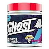 GHOST Size Muscle Builder Dietary Supplement - Warheads Sour Watermelon, 30 Servings - Creatine Muscle Growth and Strength Building Supplements for Men & Women - Free of Sugar & Gluten, Vegan
