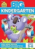 School Zone - Big Kindergarten Workbook - 320 Pages, Ages 5 to 6, Early Reading and Writing, Numbers 0-20, Basic Math, Matching, Story Order, and More (School Zone Big Workbook Series)