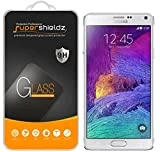 Supershieldz (2 Pack) Designed for Samsung Galaxy Note 4 Tempered Glass Screen Protector, Anti Scratch, Bubble Free