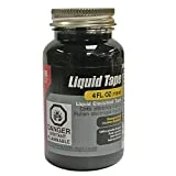 Gardner Bender 07315001126 LTB-400 Liquid Electrical Tape, Easy-on, Waterproof, Indoor/Outdoor Use, Jar, Black, 4 Oz Bottle, 4 Ounce
