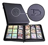 TopDeck 500 Card Binder Pro - TCG Portfolio - 9 Pocket Card Binder - Ringless Binder Compatible with Pokemon Cards, Yu-Gi-Oh, Magic the Gathering, and More - Side Load Sleeves - Cards Album (Black)