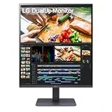 LG 28MQ750-C 28 Inch SDQHD (2560 x 2880) Nano IPS DualUp Monitor with Tilt/Height/Swivel Stand, DCI-P3 98% (Typ.) HDR10, USB Type-C (90W PD) - Black