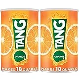 Tang Jumbo Orange Naturally Flavored Powdered Drink Mix 2 Count 63 Oz Canisters
