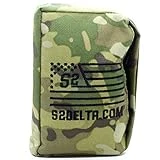 Tactical Rear Squeeze Bag, Shooting Rest, Rifle Rest, Long Range Shooting Rest, PRS Precision, Medium Barricade Bag, S2Delta (Camo, 1lb)