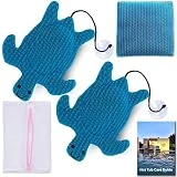 Casa Bliss Hot Tub Scum Absorber for Spa Hot Tub Accessories 2 Pack Turtle Giftable Set. Scum Bug for Hot Tub Scum Balls for Hot Tub Oil Absorbing Sponge. Hot Tub Sponge for Scum Pool Oil Absorber