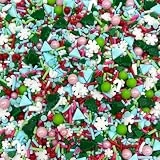 Manvscakes | 4 oz Vintage Christmas sprinkles | Cake sprinkle | Cookie sprinkles | Baking | Holiday sprinkles | Pink and green sprinkle