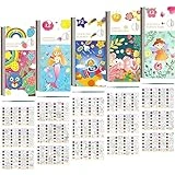 5 Pack Pocket Watercolor Paint Book Watercolor Painting Book Set Travel Pocket Watercolor Kit Pocket Hand Book Stocking Goodie Bag Stuffer Gifts for Kids