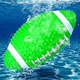 Hiboom Swimming Pool Football, Water Footballs for Pool for Under Water Passing, Dribbling, Beach Football Waterproof, Pool Water Diving Game Toys for Teens Adults, Ball Fills with Water (Green)