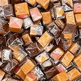 Assorted Caramels Filled Candy - Individually Wrapped - Bulk Pack 2 Pounds